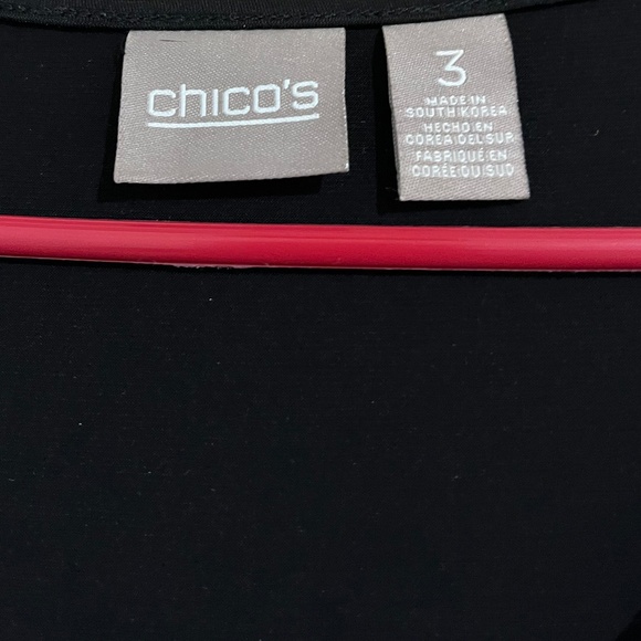 Chico’s Women’s Purple Multi Paisley Pattern Print Long Sleeve Shirt Sz-XL - Picture 5 of 6